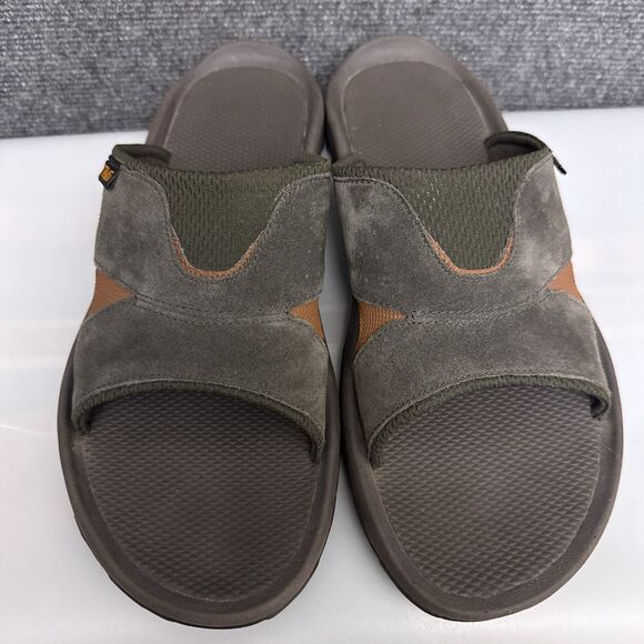 Teva Other - Teva Katavi Slide Mens Sandals Brown Suede 1019195 Size 12 Outdoor Sport Casual